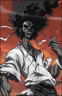Main poster image of the character Afro Samurai