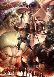 Main poster image of the anime Shingeki no Kyojin Season 3 Part 2