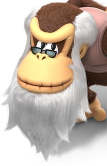 Main poster image of the character Cranky Kong